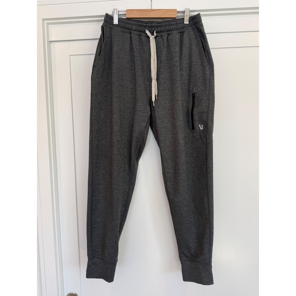 Vuori Sunday Performance Jogger Mens Medium Charcoal Heather Grey V416 Pants